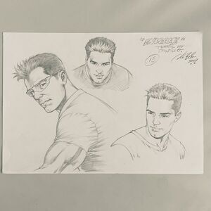 Al Rio Original Art Model Sheet - Endgame - 8.5x11 - Signed by Al Rio 2009